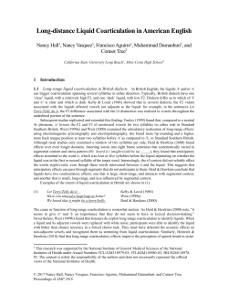 Long-distance Liquid Coarticulation in American English