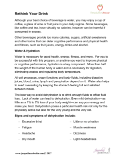 Rethink Your Drink - Jacqueline Sobotka