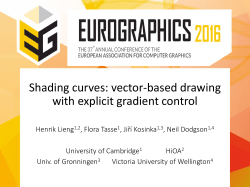 Shading curves: vector-based drawing with explicit gradient