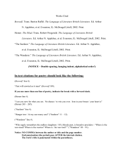 File mla works cited and in