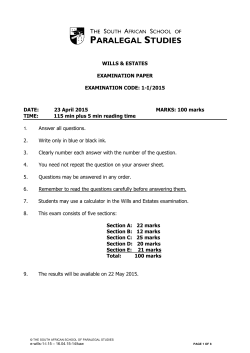 Ethan Frome - The South African School of Paralegal Studies