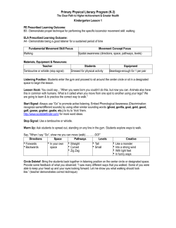 Kindergarten - Ever Active Schools