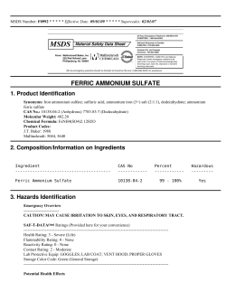 FERRIC AMMONIUM SULFATE