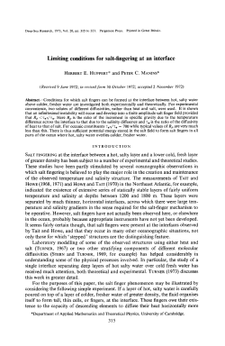 Limiting conditions for salt-fingering at an interface