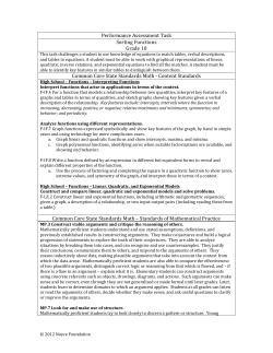 Sorting Functions - Inside Mathematics
