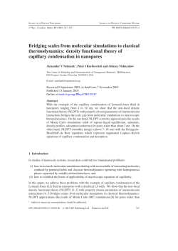 Bridging scales from molecular simulations to classical