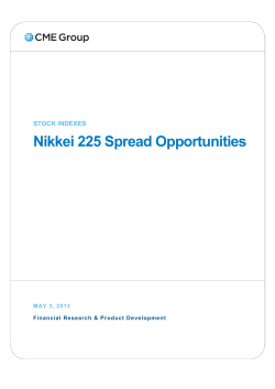 Nikkei 225 Spread Opportunities