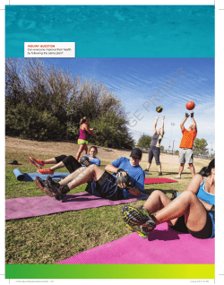 Principles of an individual activity plan