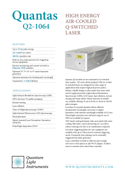 Quantas Q2-1064 - Quantum Light Instruments