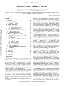 Honeycomb Carbon: A Review of Graphene