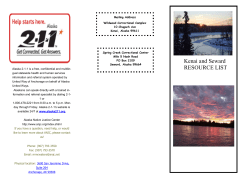 Kenai and Seward - Alaska Department of Corrections
