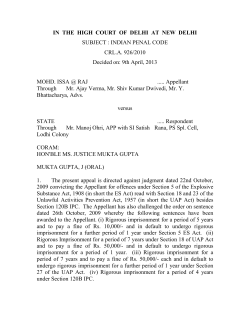 CRL.A. 926/2010 - Delhi District Courts