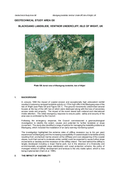 Blackgang Landslide, Ventnor Undercliff, Isle of Wight
