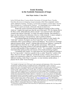 Iconic Kenning in the Monuments of Izapa