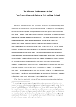NZ and Chile - 36th Parallel Assessments