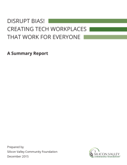 Disrupt_Bias_Report D2.indd - Silicon Valley Community Foundation