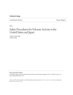 Safety Procedures for Volcanic Activity in the United States and Japan