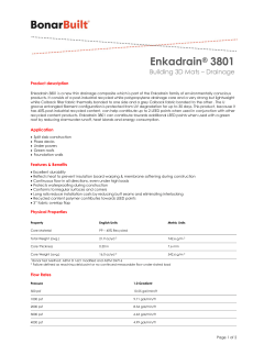 Enkadrain&reg; 3801