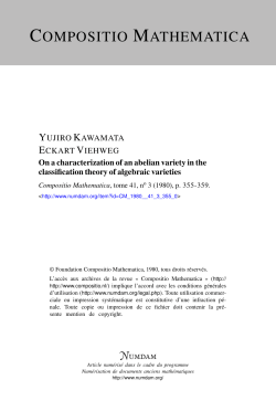 On a characterization of an abelian variety in the classification