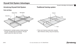 Drywall Grid System Advantages