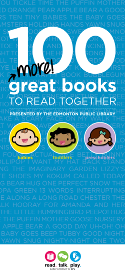 great books - Edmonton Public Library