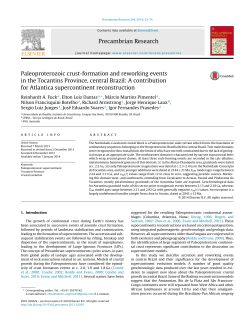 Paleoproterozoic crust-formation and reworking events in