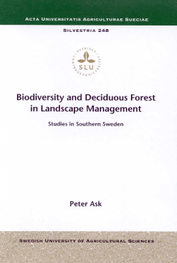 Biodiversity And Deciduous Forest - Epsilon Open Archive