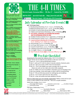 THE 4-H TIMES - Nebraska Extension