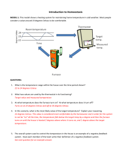 Introduction to Homeostasis
