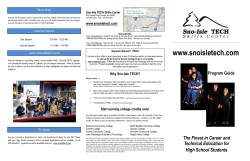 Brochure - Sno-Isle Tech Skills Center