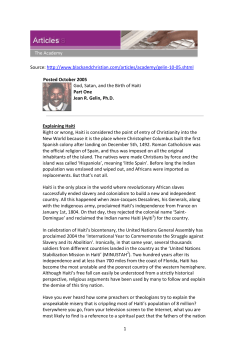 Jean Gelin - God, Satan and the Birth of Haiti