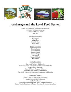 Anchorage and the Local Food System
