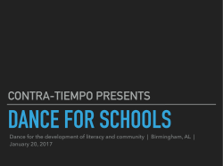 Dance for Schools, Birmingham, AL - Contra