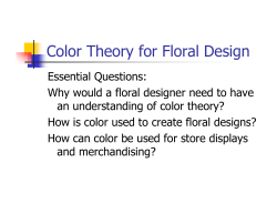 Color Theory for Floral Design