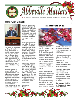 2012 Dec Issue - City of Abbeville