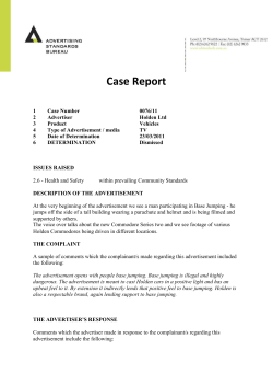 0076/11 - Advertising Standards Bureau