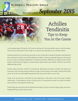 September 2015 - McDowell Podiatry