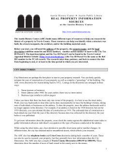 property information sources