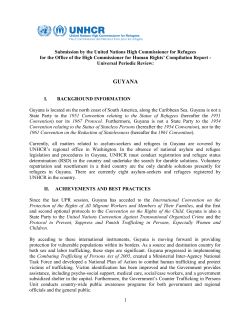 GUYANA - Refworld