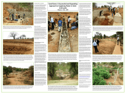 Sand Dams - SASOL Foundation