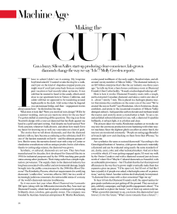 Machine Age - Diamond Foundry