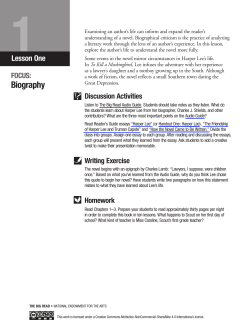 Biography - NEA Big Read
