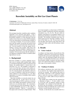 Baroclinic Instability on Hot Gas Giant Planets