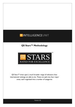 QS Stars&trade; Methodology