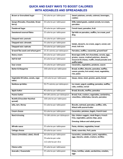 Boost calories - UT Health Northeast