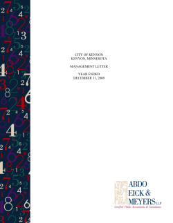 2009 Management Letter