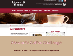 Stewart`s Coffee Challenge