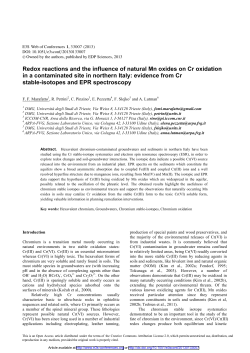 - E3S Web of Conferences