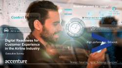 Accenture Airline Study Digital Readiness Customer Experience