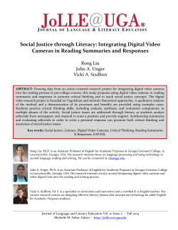 Social Justice through Literacy: Integrating Digital
